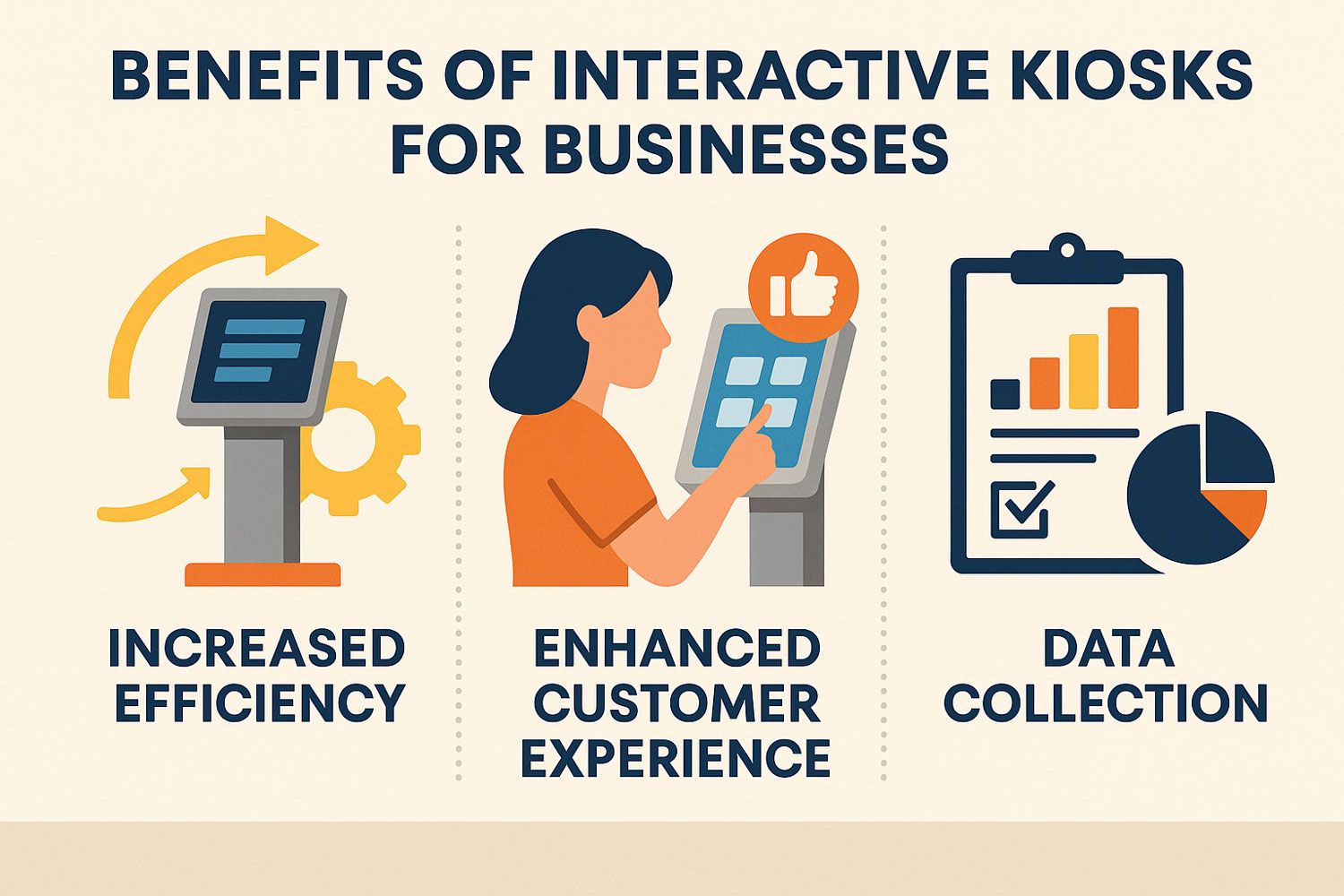 Interative kiosk software benefits