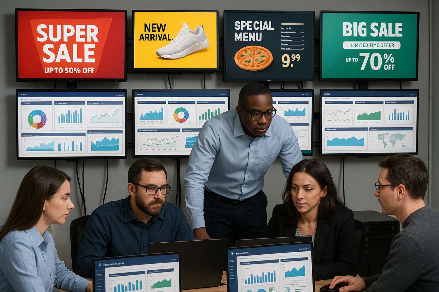 diagramme matériel d'affichage dynamique