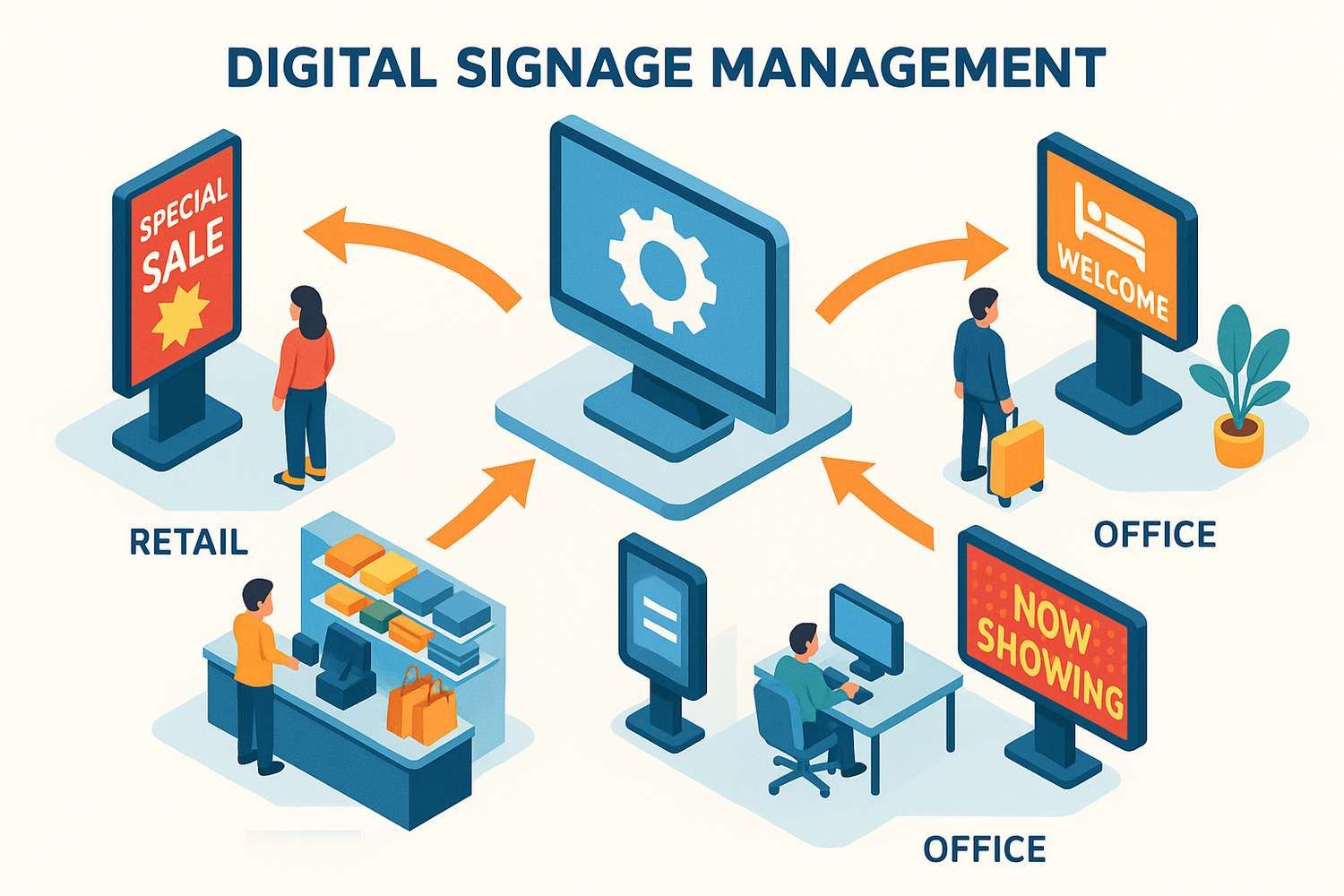 diagram digital signage hardware